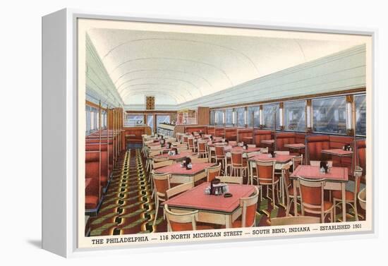 Philadelphia Diner, South Bend, Indiana-null-Framed Stretched Canvas