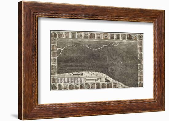 Philadelphia in 1885-Burk & McFetridge-Framed Art Print