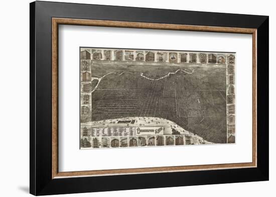 Philadelphia in 1885-Burk & McFetridge-Framed Art Print