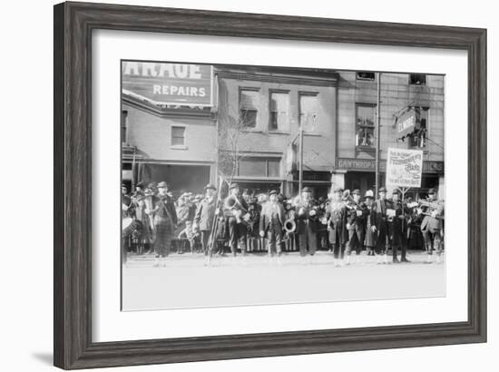 Philadelphia Mummers String Band-null-Framed Art Print