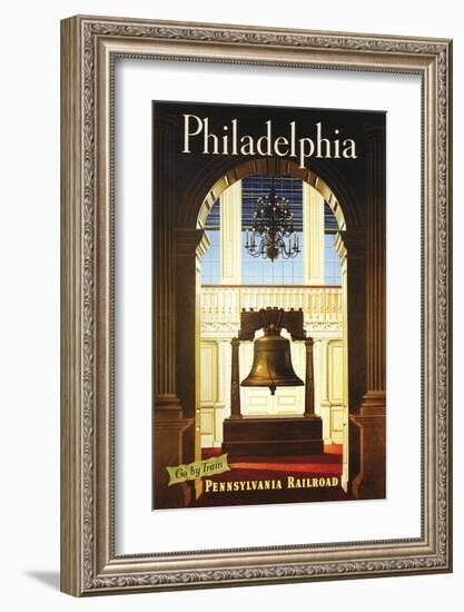 Philadelphia on the Go-null-Framed Art Print