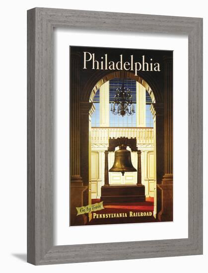 Philadelphia on the Go-null-Framed Art Print