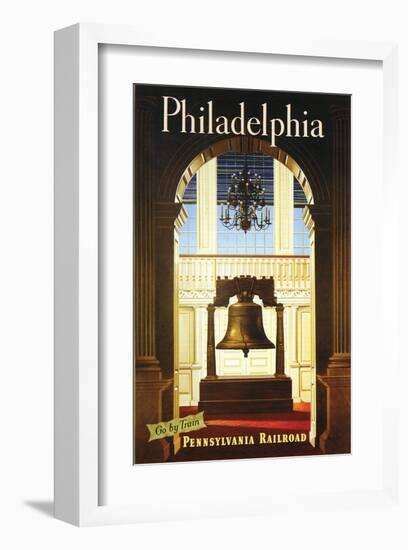 Philadelphia on the Go-null-Framed Art Print