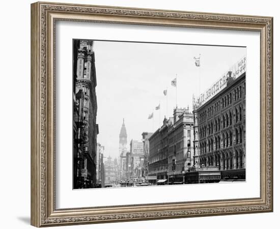 Philadelphia, Pa, . Market St.-null-Framed Photo