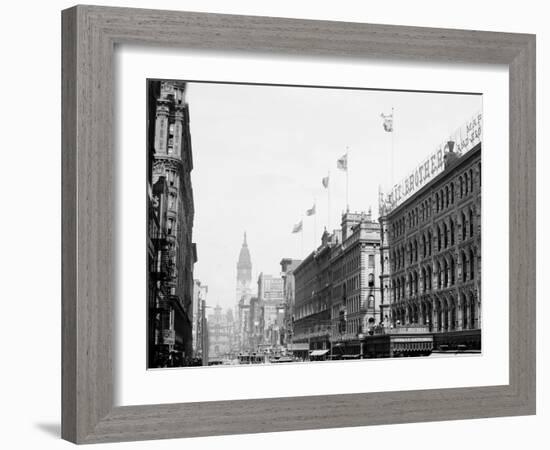 Philadelphia, Pa, . Market St.-null-Framed Photo