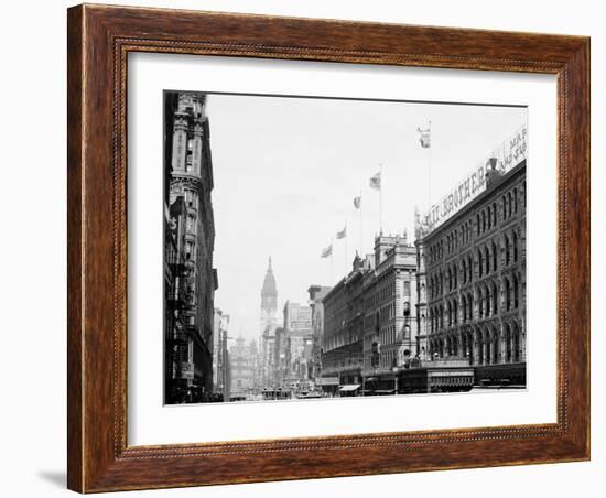 Philadelphia, Pa, . Market St.-null-Framed Photo