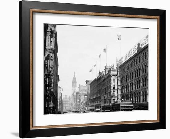 Philadelphia, Pa, . Market St.-null-Framed Photo