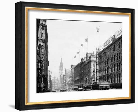 Philadelphia, Pa, . Market St.-null-Framed Photo