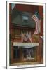 Philadelphia, Pennsylvania - Betsy Ross House with US Flags-Lantern Press-Mounted Art Print