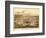 Philadelphia, Pennsylvania - Panoramic Map-Lantern Press-Framed Art Print