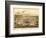 Philadelphia, Pennsylvania - Panoramic Map-Lantern Press-Framed Art Print