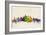 Philadelphia Pennsylvania Skyline-Michael Tompsett-Framed Premium Giclee Print