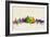 Philadelphia Pennsylvania Skyline-Michael Tompsett-Framed Premium Giclee Print