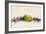 Philadelphia Pennsylvania Skyline-Michael Tompsett-Framed Art Print