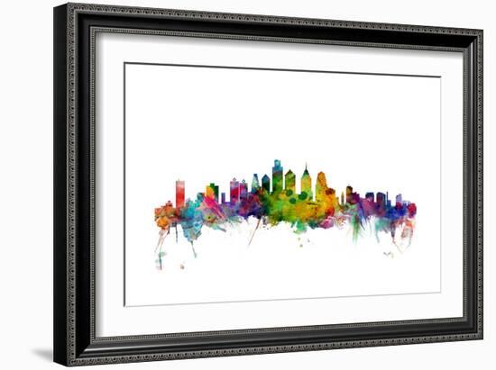 Philadelphia Pennsylvania Skyline-Michael Tompsett-Framed Art Print