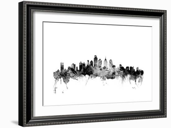 Philadelphia Pennsylvania Skyline-Michael Tompsett-Framed Art Print