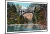 Philadelphia, Pennsylvania - Walnut Lane Bridge over Wissahickon River-Lantern Press-Mounted Art Print