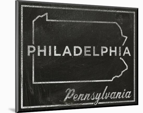 Philadelphia, Pennsylvania-John Golden-Mounted Art Print