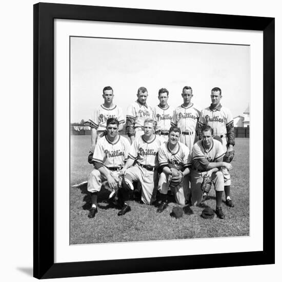 Philadelphia Phillies Baseball Team-Ralph Morse-Framed Premium Photographic Print
