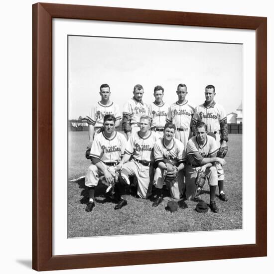 Philadelphia Phillies Baseball Team-Ralph Morse-Framed Premium Photographic Print