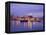 Philadelphia Skyline and Delaware River, Philadelphia, Pennsylvania-Richard Cummins-Framed Premier Image Canvas