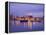 Philadelphia Skyline and Delaware River, Philadelphia, Pennsylvania-Richard Cummins-Framed Premier Image Canvas