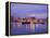 Philadelphia Skyline and Delaware River, Philadelphia, Pennsylvania-Richard Cummins-Framed Premier Image Canvas