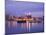 Philadelphia Skyline and Delaware River, Philadelphia, Pennsylvania-Richard Cummins-Mounted Photographic Print