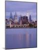 Philadelphia Skyline and Delaware River, Philadelphia, Pennsylvania-Richard Cummins-Mounted Photographic Print