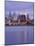 Philadelphia Skyline and Delaware River, Philadelphia, Pennsylvania-Richard Cummins-Mounted Photographic Print