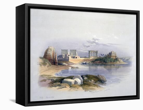 Philae, 1838-David Roberts-Framed Premier Image Canvas