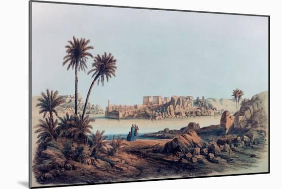 Philae, Egypt, 1842-1845-E Weidenbach-Mounted Giclee Print