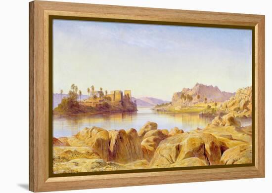 Philae, Egypt, 1863-Edward Lear-Framed Premier Image Canvas