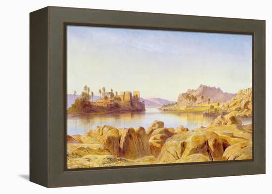 Philae, Egypt, 1863-Edward Lear-Framed Premier Image Canvas