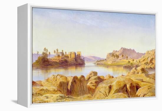 Philae, Egypt, 1863-Edward Lear-Framed Premier Image Canvas