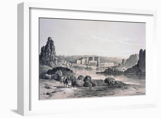 Philae, Looking South, Egypt, 1843-George Moore-Framed Giclee Print