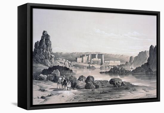 Philae, Looking South, Egypt, 1843-George Moore-Framed Premier Image Canvas