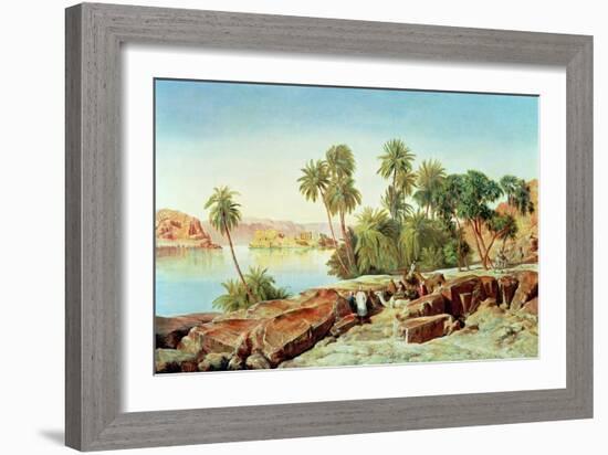 Philae on the Nile-Edward Lear-Framed Giclee Print