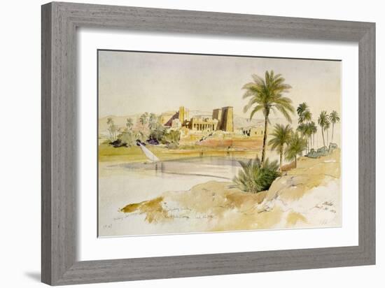 Philae-Edward Lear-Framed Giclee Print