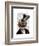 Phileas Feline Steampunk Cat and Top Hat-Fab Funky-Framed Art Print