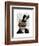 Phileas Feline Steampunk Cat and Top Hat-Fab Funky-Framed Art Print