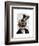 Phileas Feline Steampunk Cat and Top Hat-Fab Funky-Framed Art Print