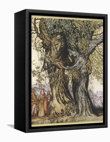 Philemon and Baucis-Arthur Rackham-Framed Premier Image Canvas