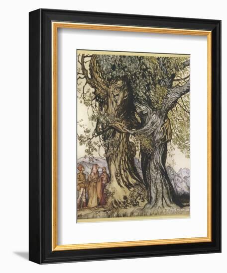 Philemon and Baucis-Arthur Rackham-Framed Photographic Print