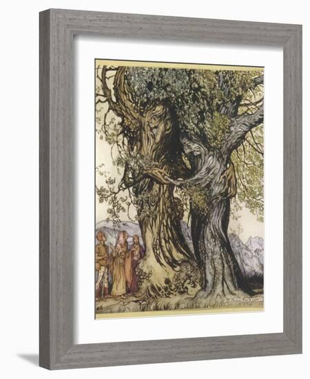 Philemon and Baucis-Arthur Rackham-Framed Photographic Print