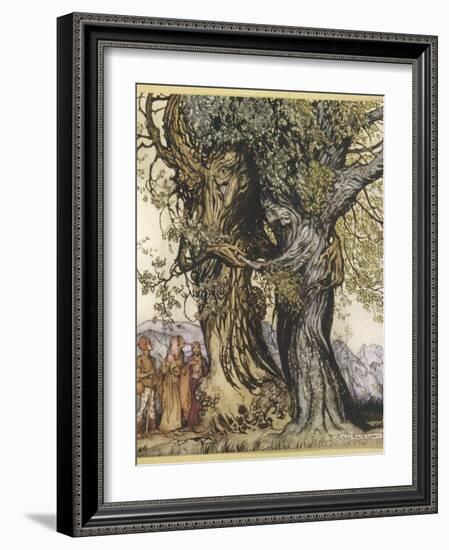 Philemon and Baucis-Arthur Rackham-Framed Photographic Print