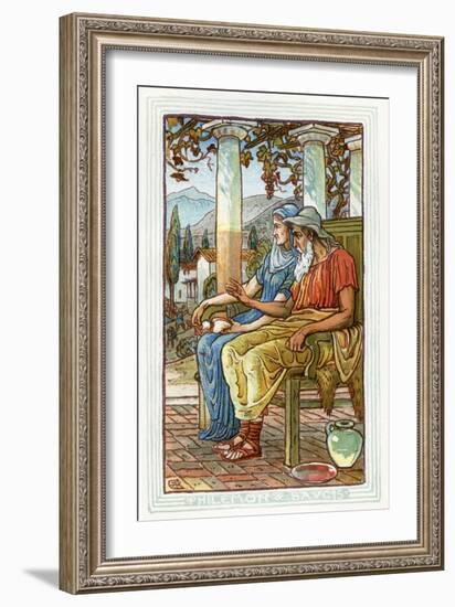 Philemon and Baucis-Walter Crane-Framed Giclee Print