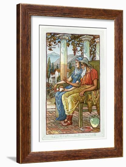 Philemon and Baucis-Walter Crane-Framed Giclee Print