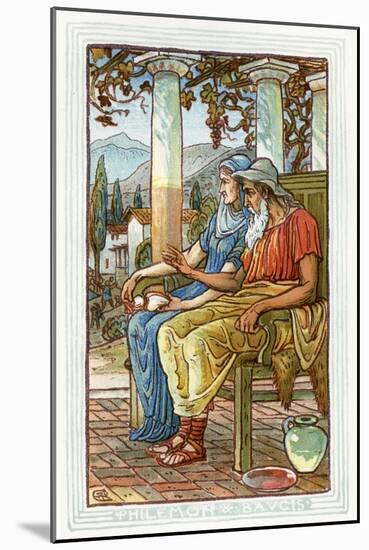 Philemon and Baucis-Walter Crane-Mounted Giclee Print