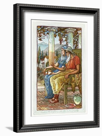 Philemon and Baucis-Walter Crane-Framed Giclee Print